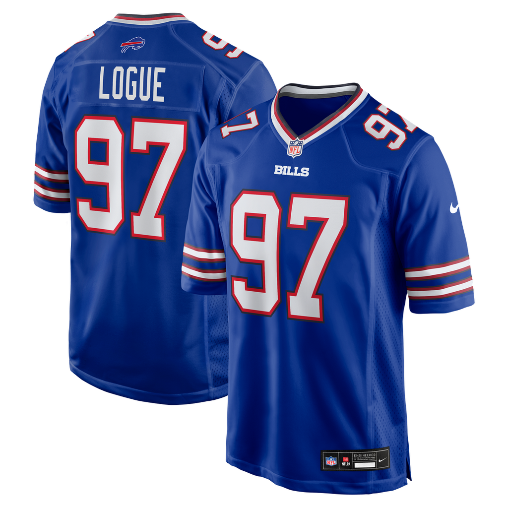 Zion Logue Buffalo Bills Nike Team Game Jersey -  Royal