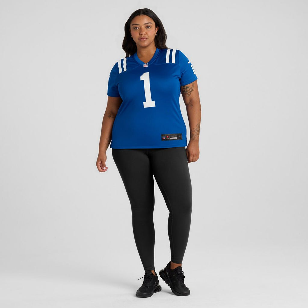 Number 1 Mom Indianapolis Colts Nike Women's Game Jersey - Royal