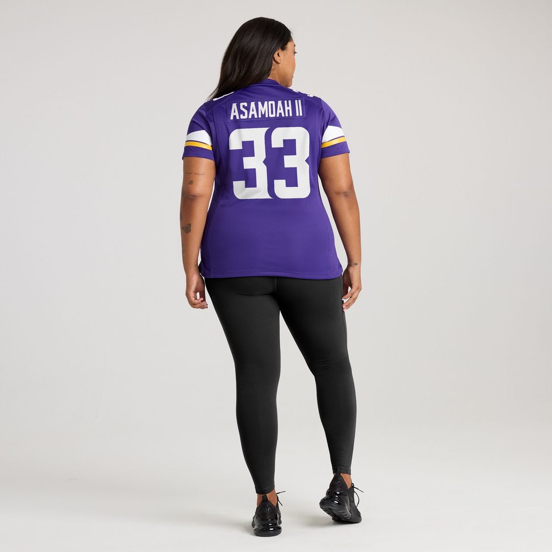 Brian Asamoah Minnesota Vikings Nike Women's Player Game Jersey - Purple