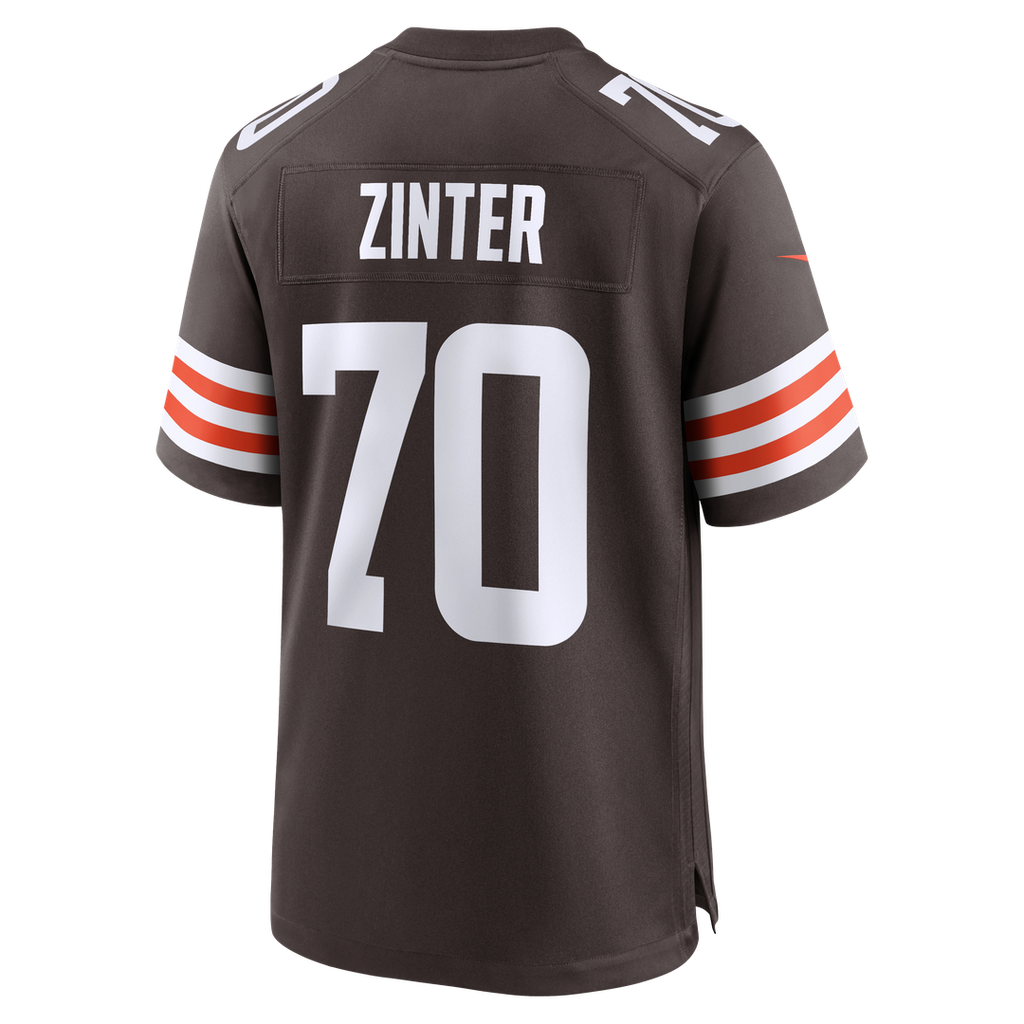 Zak Zinter Cleveland Browns Nike Team Game Jersey -  Brown