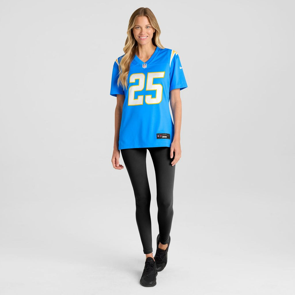 Joshua Kelley Los Angeles Chargers Nike Women's Player Game Jersey - Powder Blue