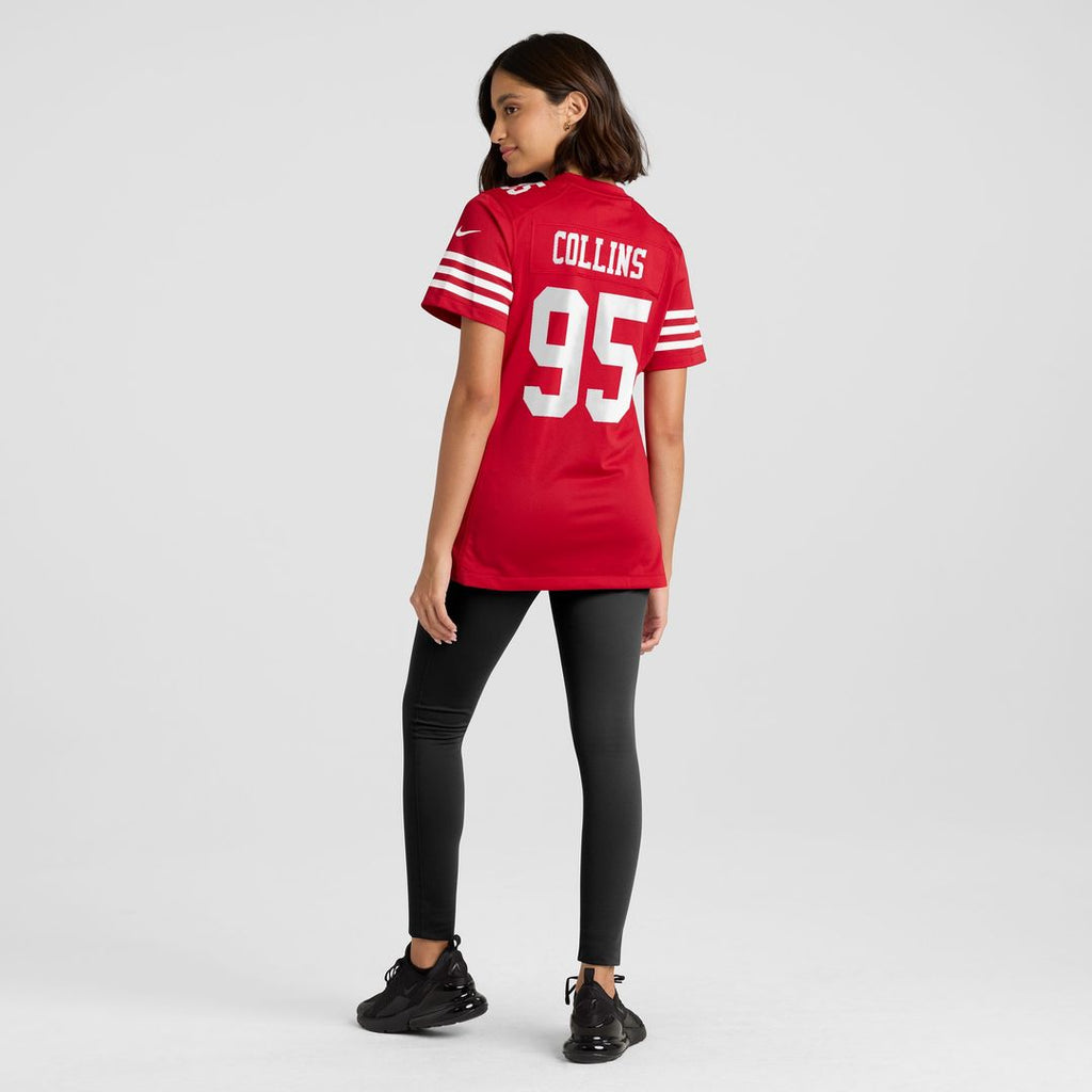 Alfred Collins San Francisco 49ers Nike Women's Team Game Jersey -  Scarlet