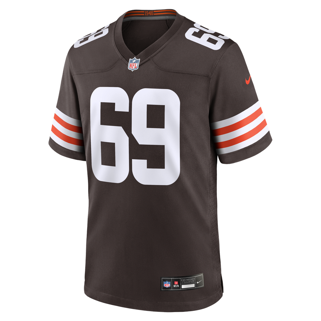 Tyre Phillips Cleveland Browns Nike Team Game Jersey -  Brown