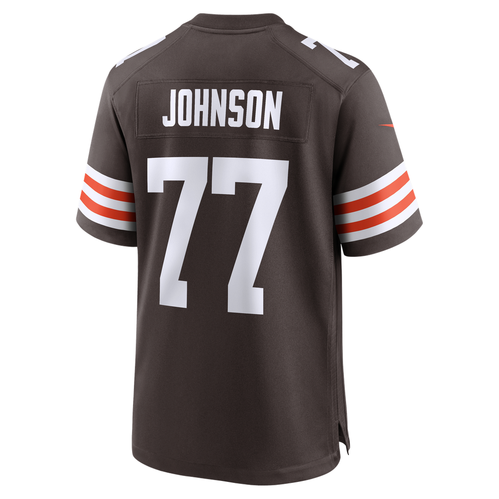 Zion Johnson Cleveland Browns Nike Team Game Jersey -  Brown