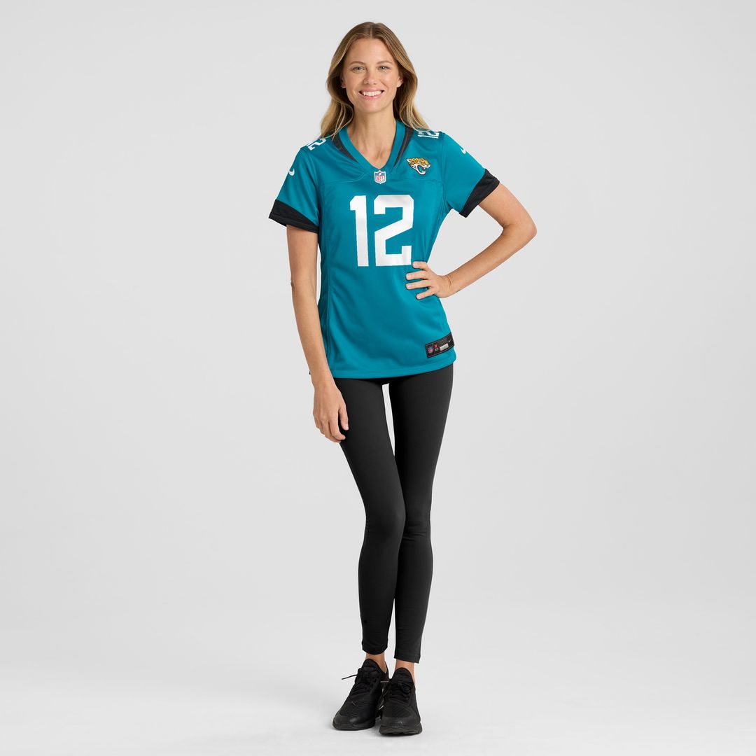 Travis Hunter Jacksonville Jaguars Nike Women's Team Game Jersey - Teal