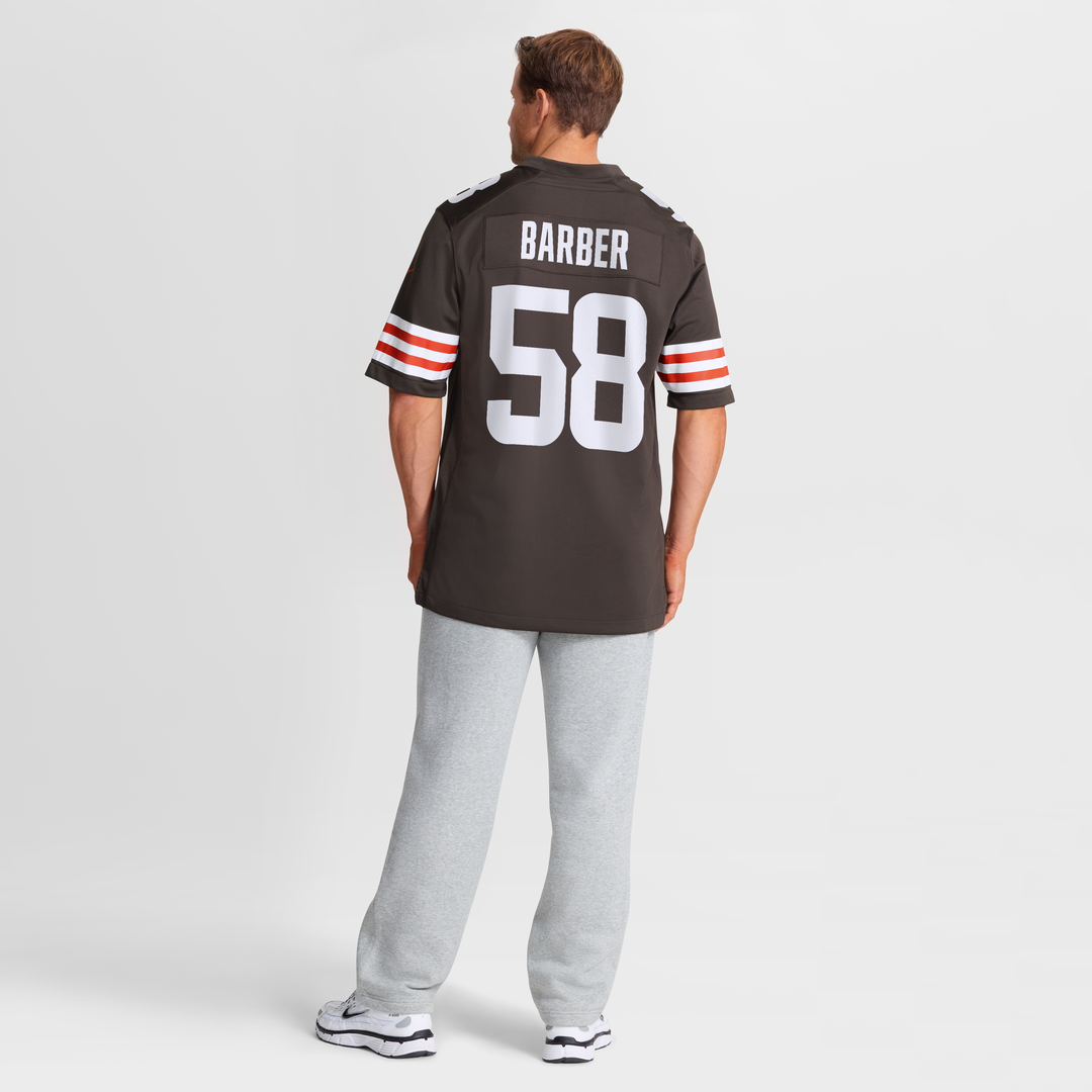 Austin Barber Cleveland Browns Nike Team Game Jersey - Brown