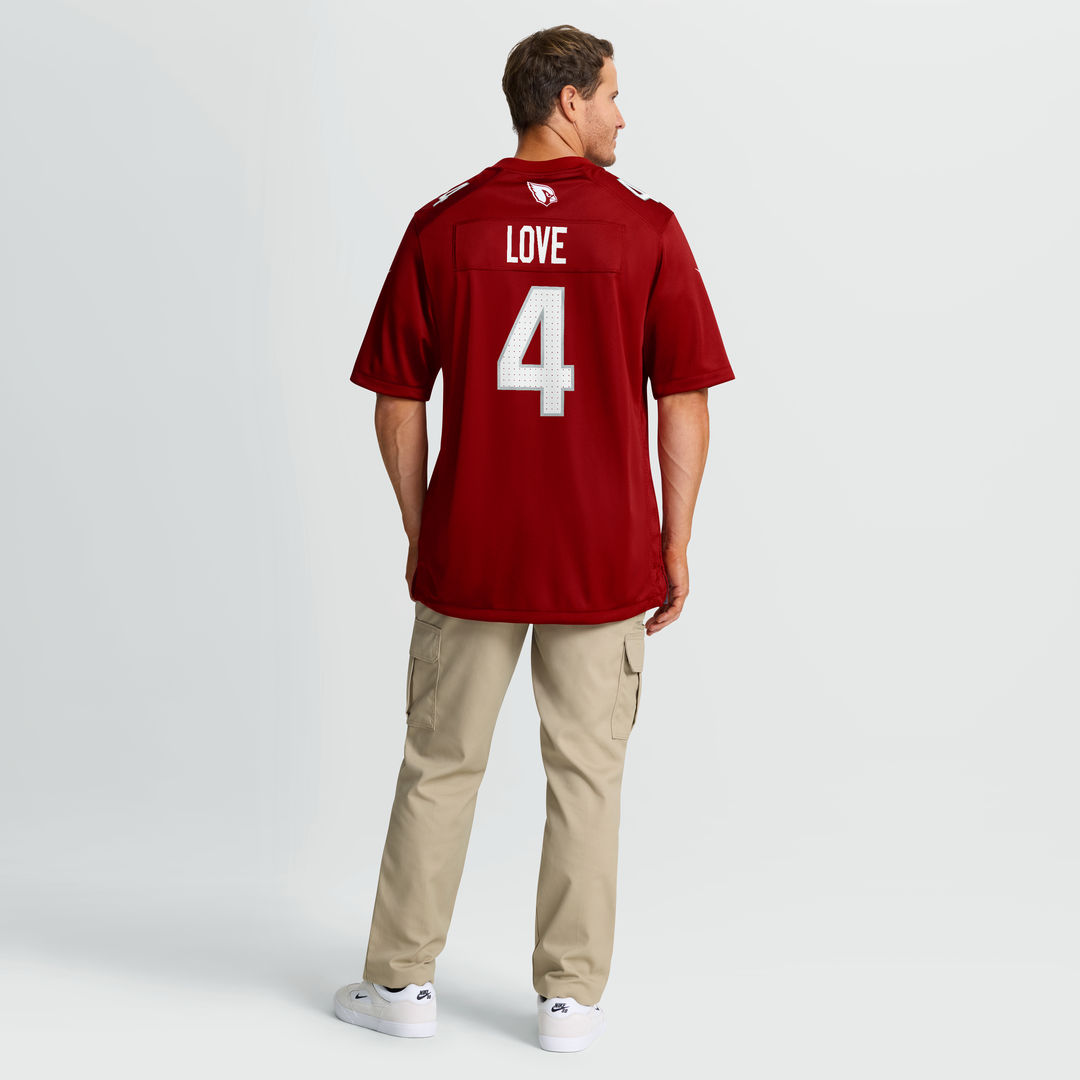 Jeremiyah Love Arizona Cardinals Nike Alternate Game Player Jersey - Black