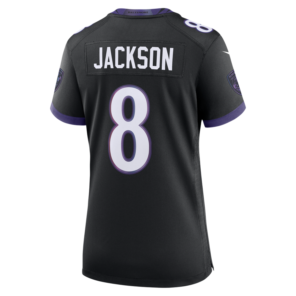 Lamar Jackson Baltimore Ravens Nike Women's Alternate Game Jersey - Purple