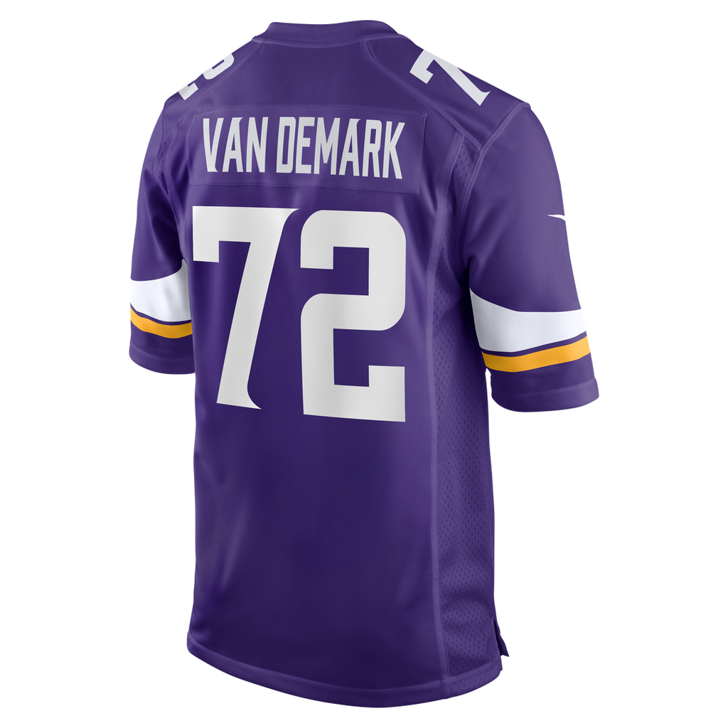 Ryan Van Demark Minnesota Vikings Nike Team Game Jersey -  Purple