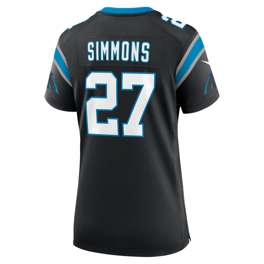 Isaiah Simmons Carolina Panthers Nike Women's Team Game Jersey -  Black