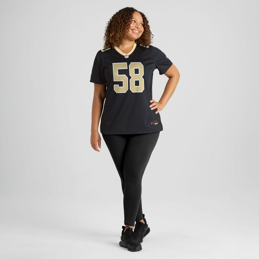 Chris Rumph II New Orleans Saints Nike Women's Team Game Jersey -  Black