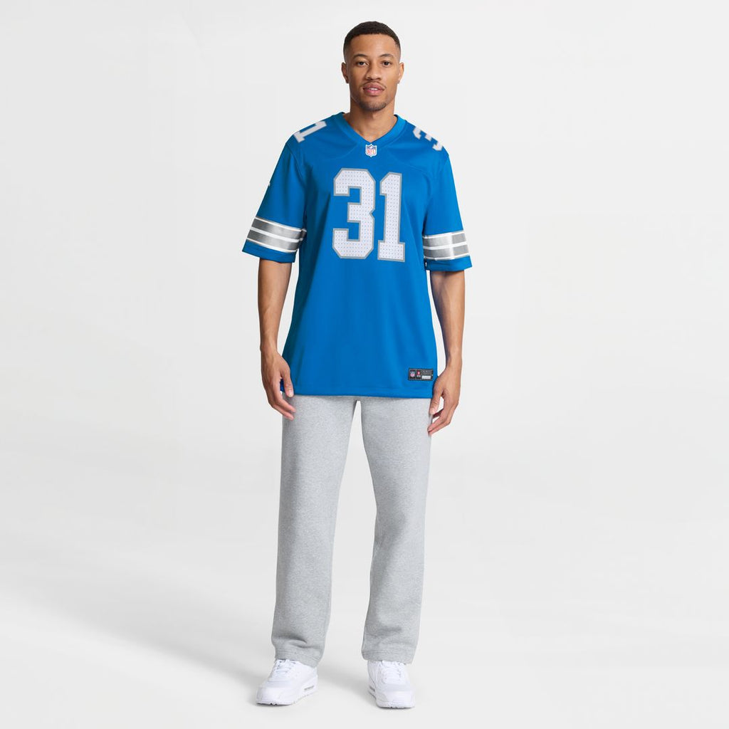 Kerby Joseph Detroit Lions Nike Team Game Jersey -  Blue