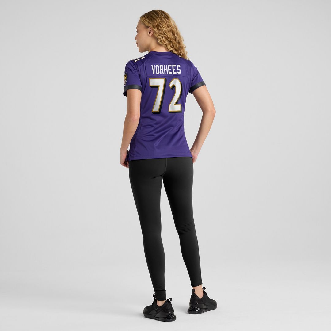 Andrew Vorhees Baltimore Ravens Nike Women's  Game Jersey -  Purple