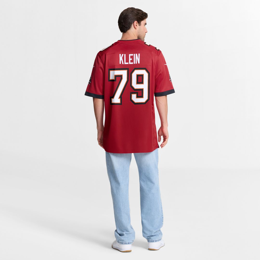 Elijah Klein Tampa Bay Buccaneers Nike  Game Jersey -  Red