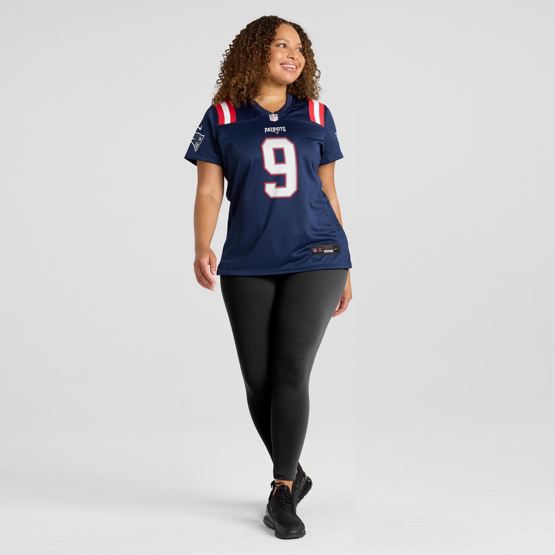 Kayshon Boutte New England Patriots Nike Women's Game Jersey - Navy