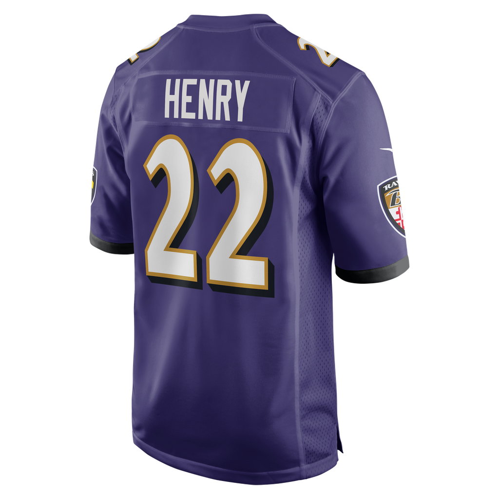 Derrick Henry Baltimore Ravens Nike Game Player Jersey - Purple