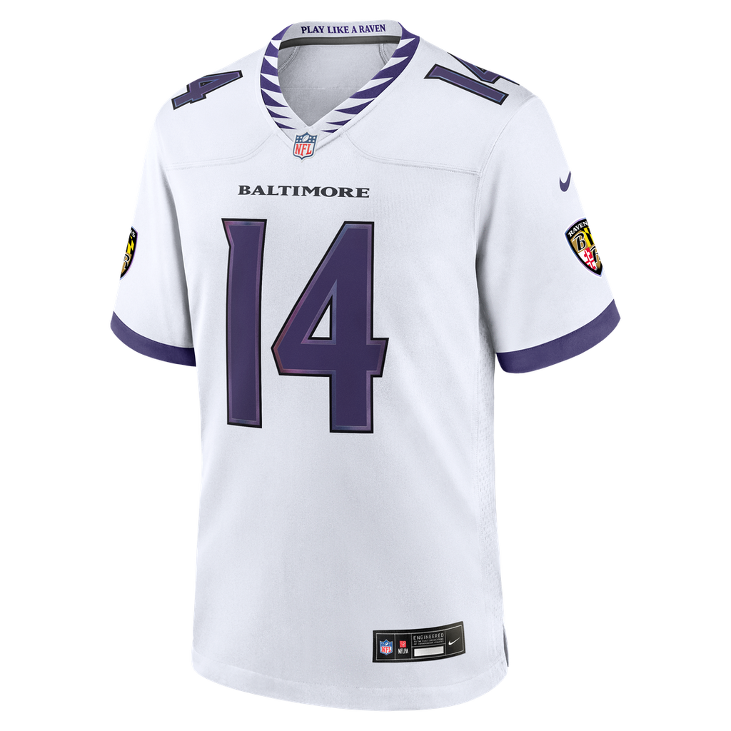 Kyle Hamilton Baltimore Ravens Nike Game Jersey - White