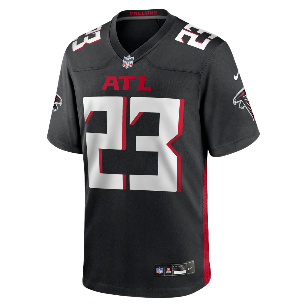DeMarcco Hellams Atlanta Falcons Nike Team Game Jersey -  Black
