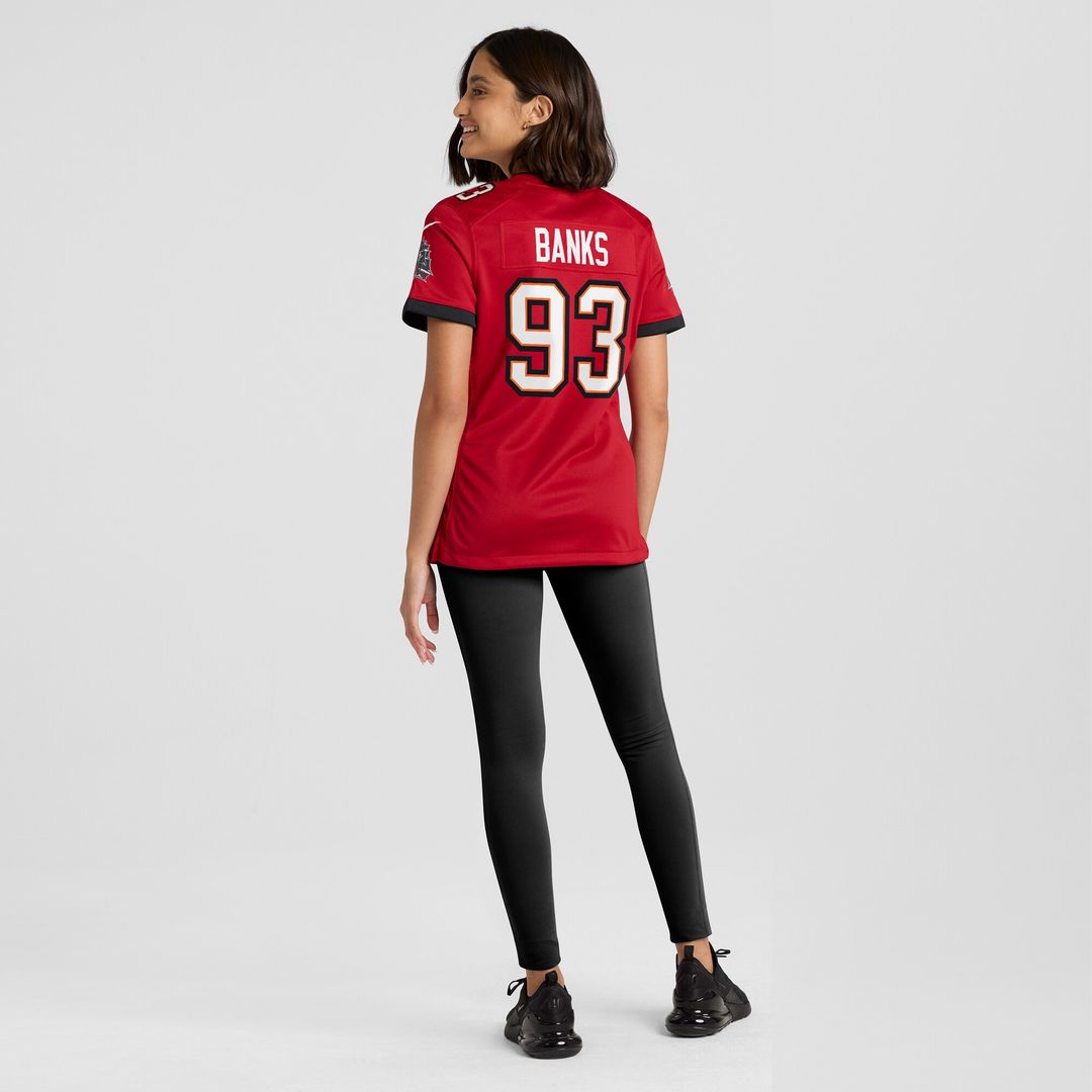 Eric Banks Tampa Bay Buccaneers Nike Women's  Game Jersey -  Red