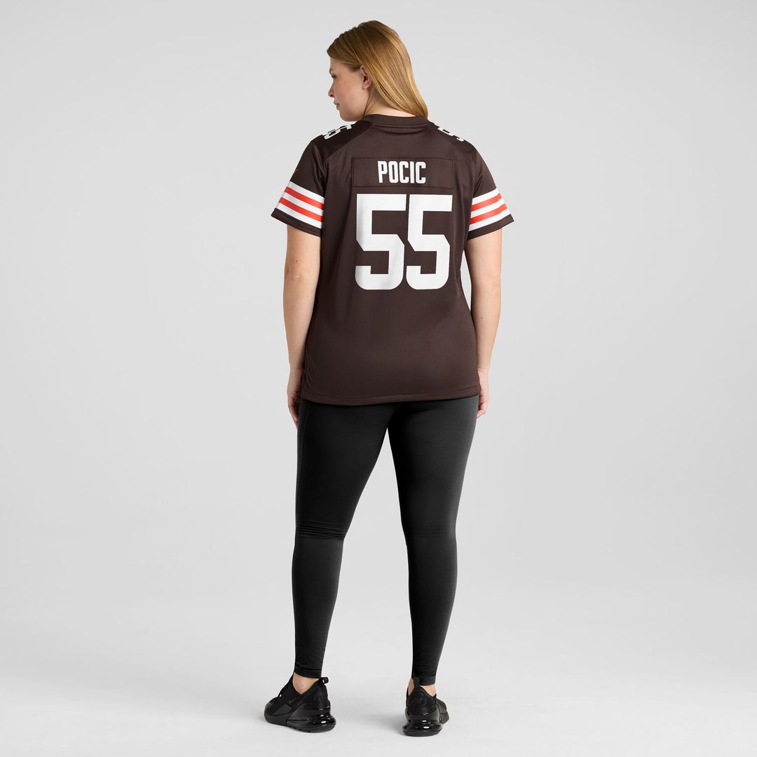 Ethan Pocic Cleveland Browns Nike Women's Game Jersey - Brown