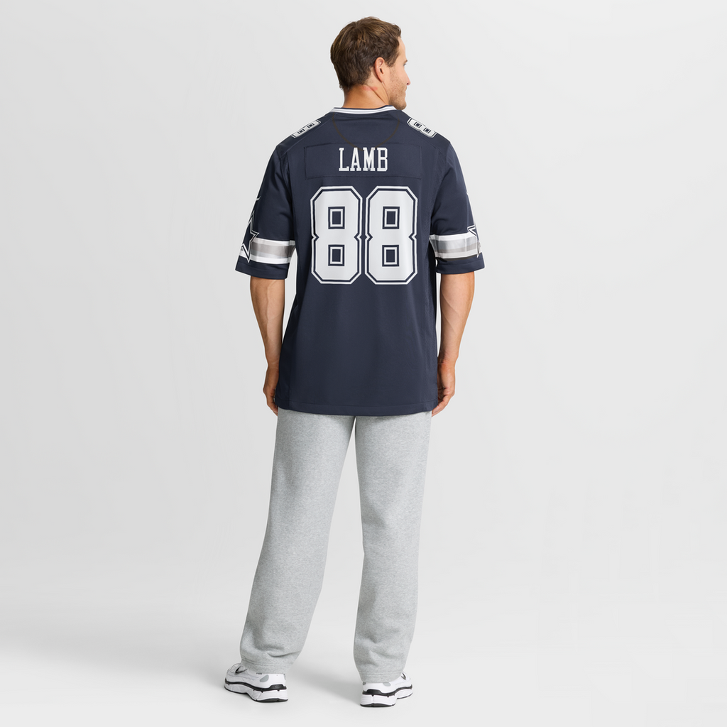 CeeDee Lamb Dallas Cowboys Nike Game Team Jersey - White