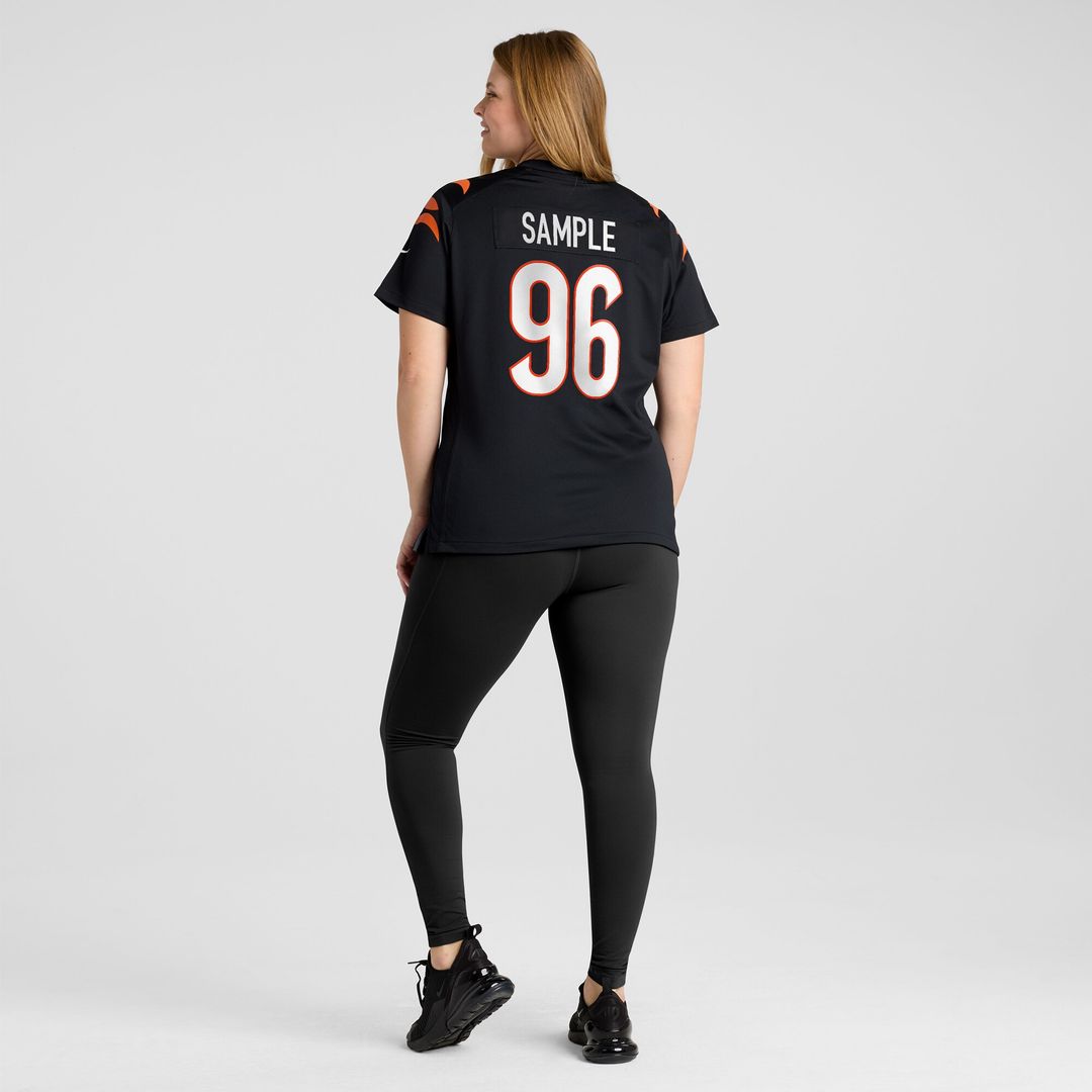 Cam Sample Cincinnati Bengals Nike Women's Game Jersey - Black