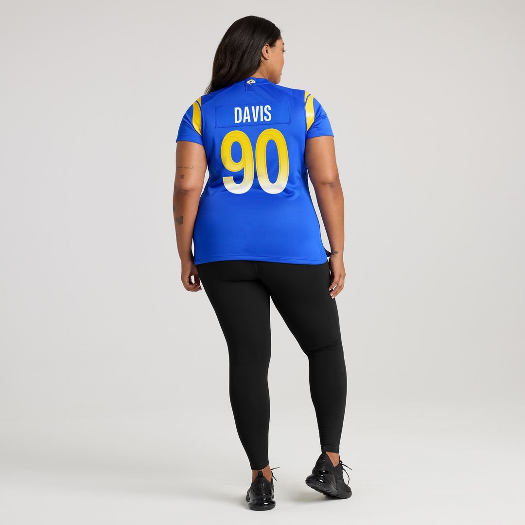 Tyler Davis Los Angeles Rams Nike Women's  Game Jersey -  Royal