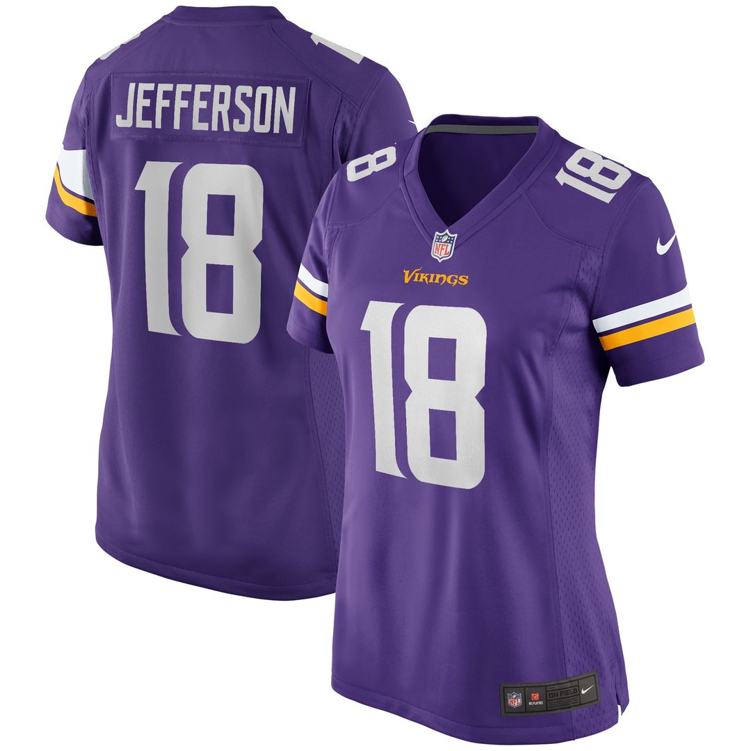 Justin Jefferson Minnesota Vikings Nike Women's Game Player Jersey - White