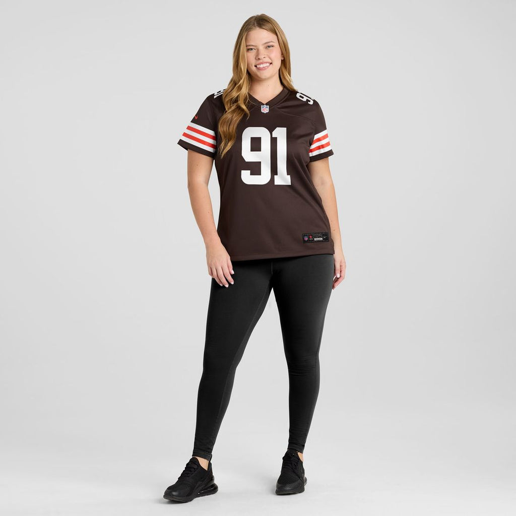 Alex Wright Cleveland Browns Nike Women's Team Game Jersey -  Brown