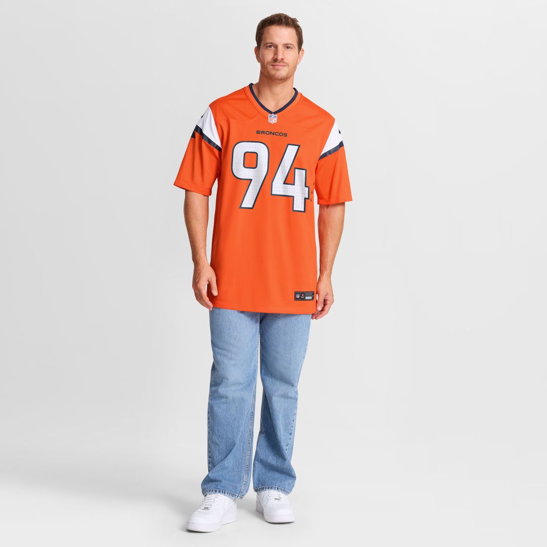Jordan Jackson Denver Broncos Nike Team Game Jersey -  Orange