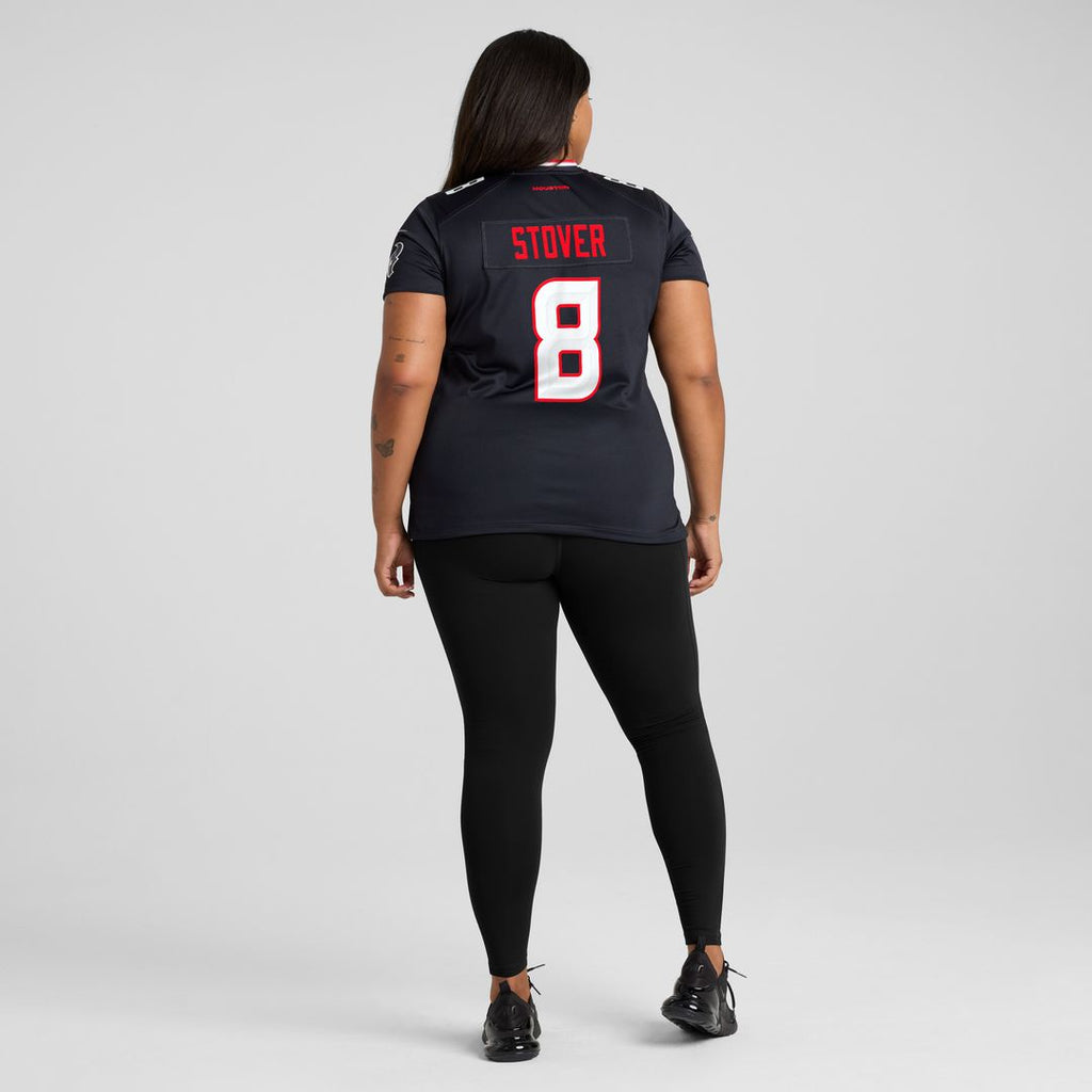 Cade Stover Houston Texans Nike Women's Team Game Jersey -  Navy