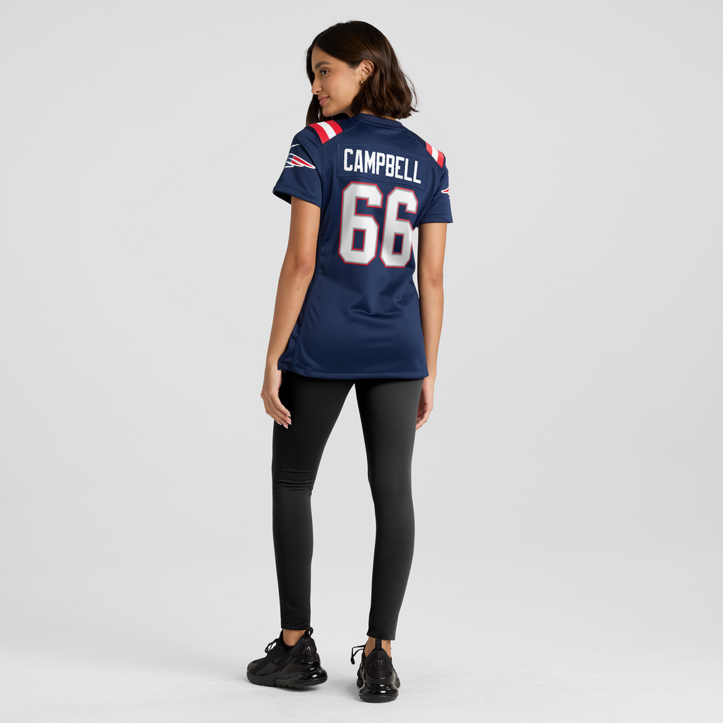 Will Campbell New England Patriots Nike Women's Team Game Jersey -  Navy