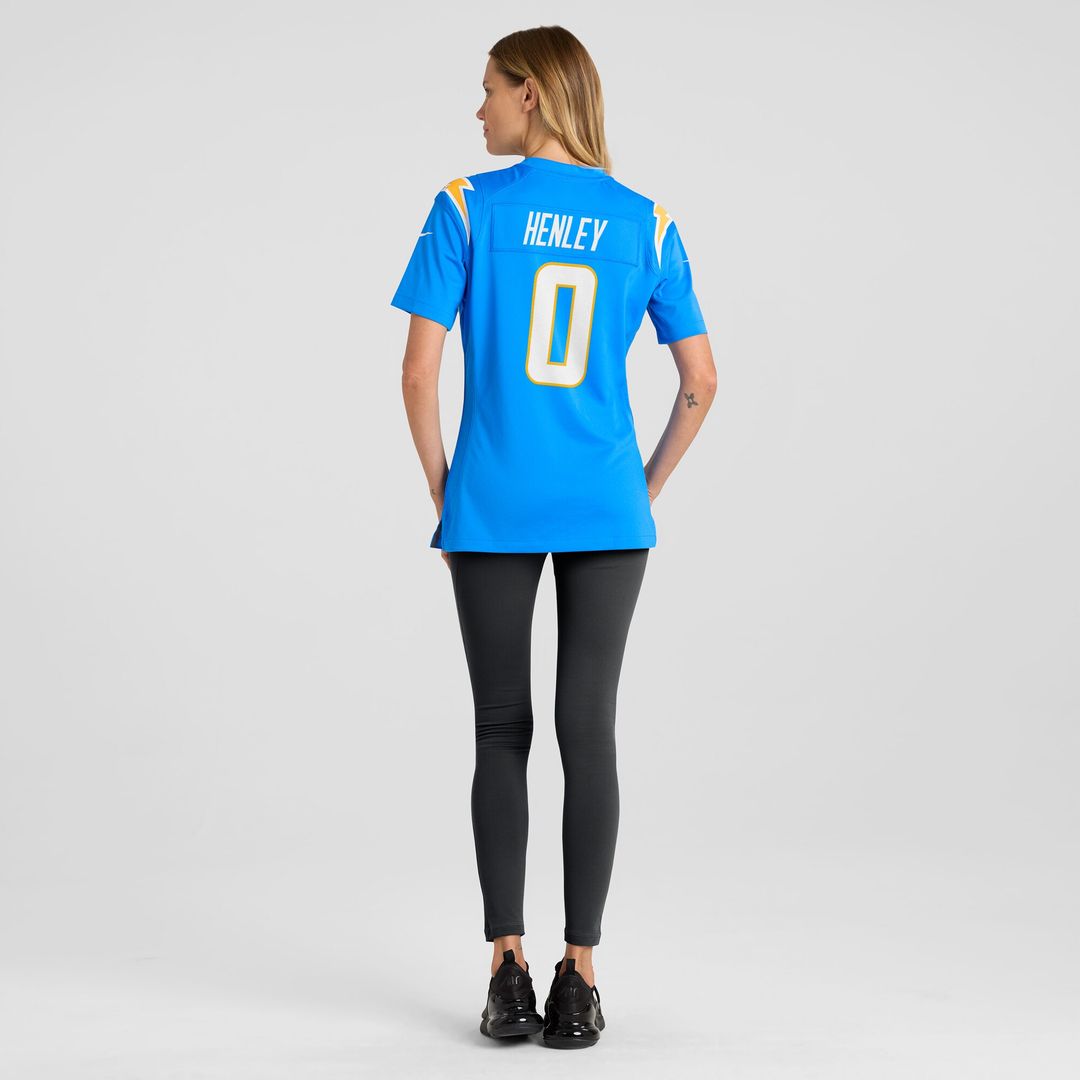 Daiyan Henley Los Angeles Chargers Nike Women's Team Game Jersey - Powder Blue