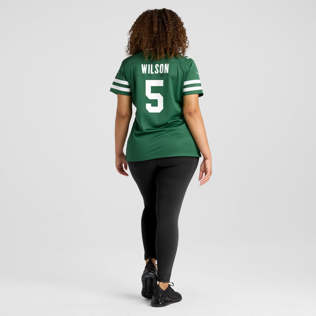 Garrett Wilson New York Jets Nike Women's Alternate Game Jersey - Legacy Black