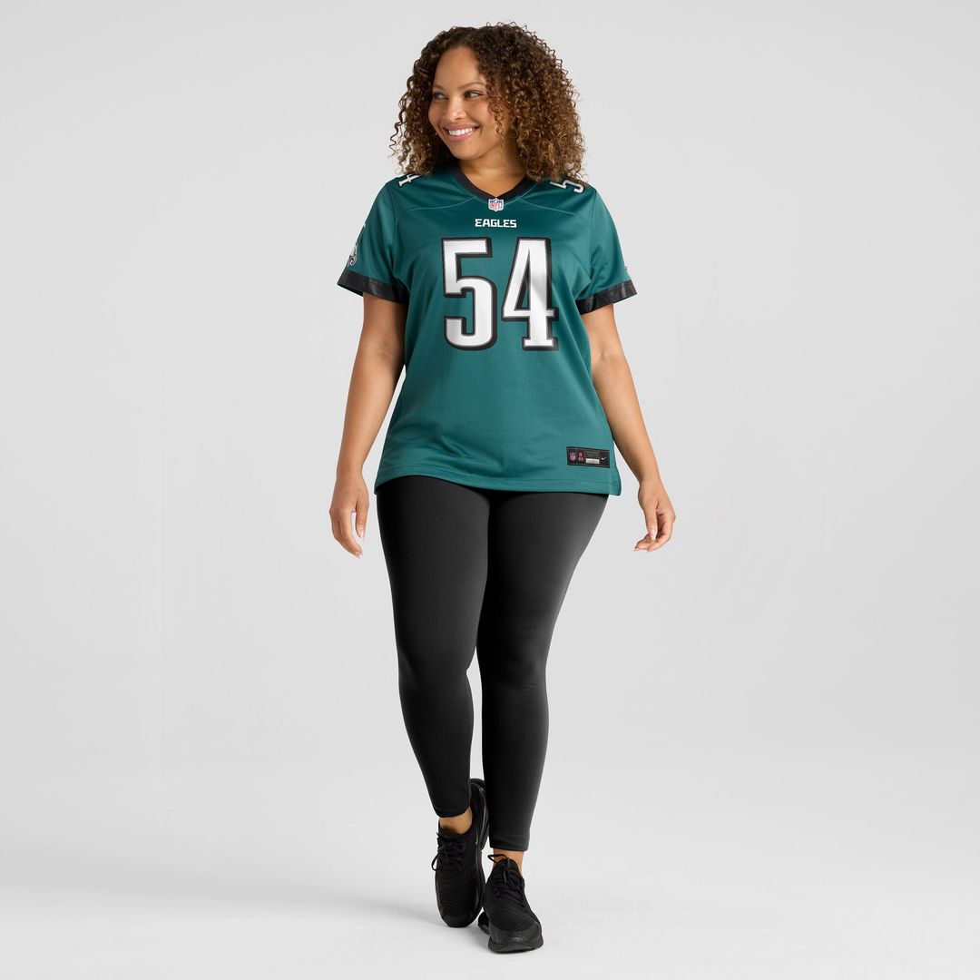 Jeremiah Trotter Jr. Philadelphia Eagles Nike Women's Team Game Jersey - Midnight Green