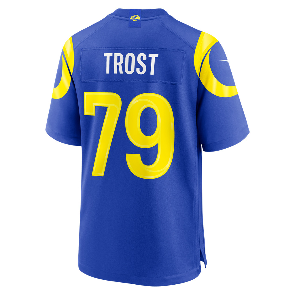 Keagen Trost Los Angeles Rams Nike Team Game Jersey - Royal