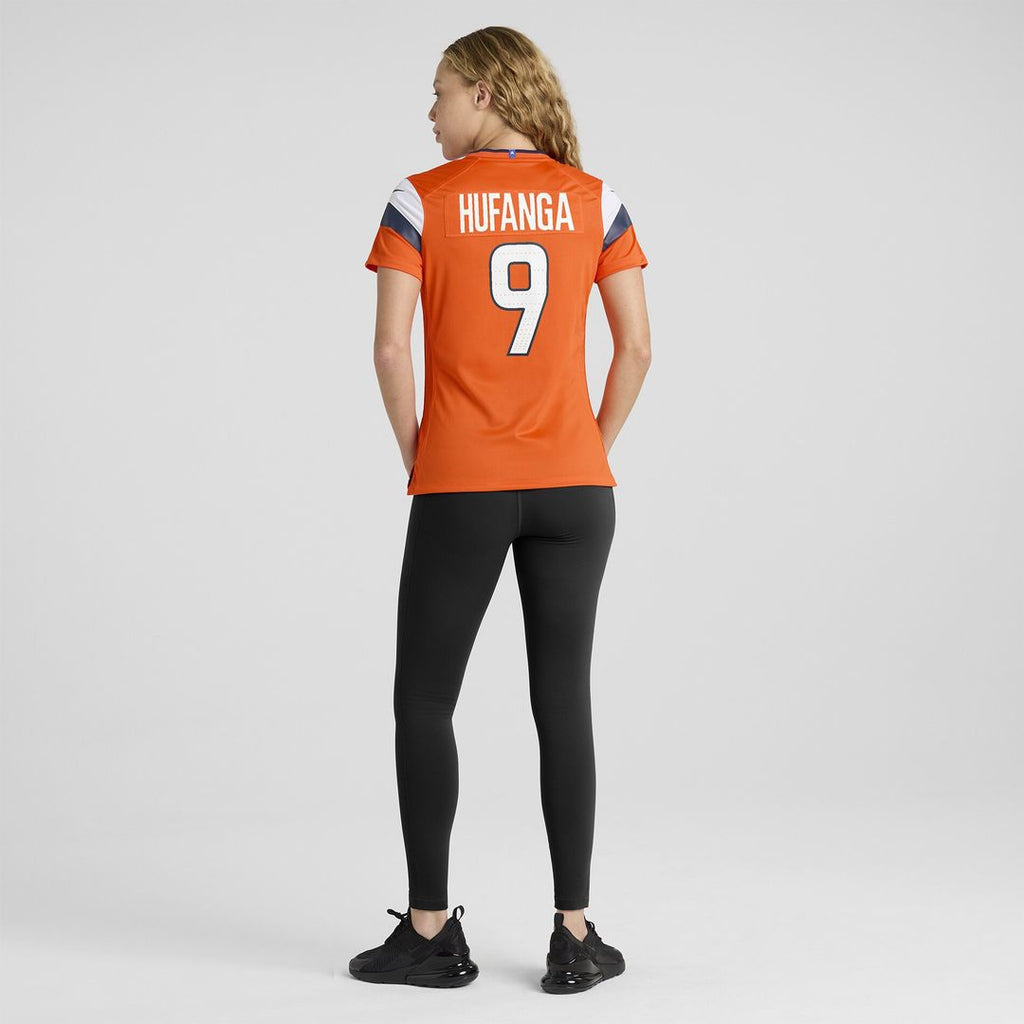 Talanoa Hufanga Denver Broncos Nike Women's Team Game Jersey -  Orange
