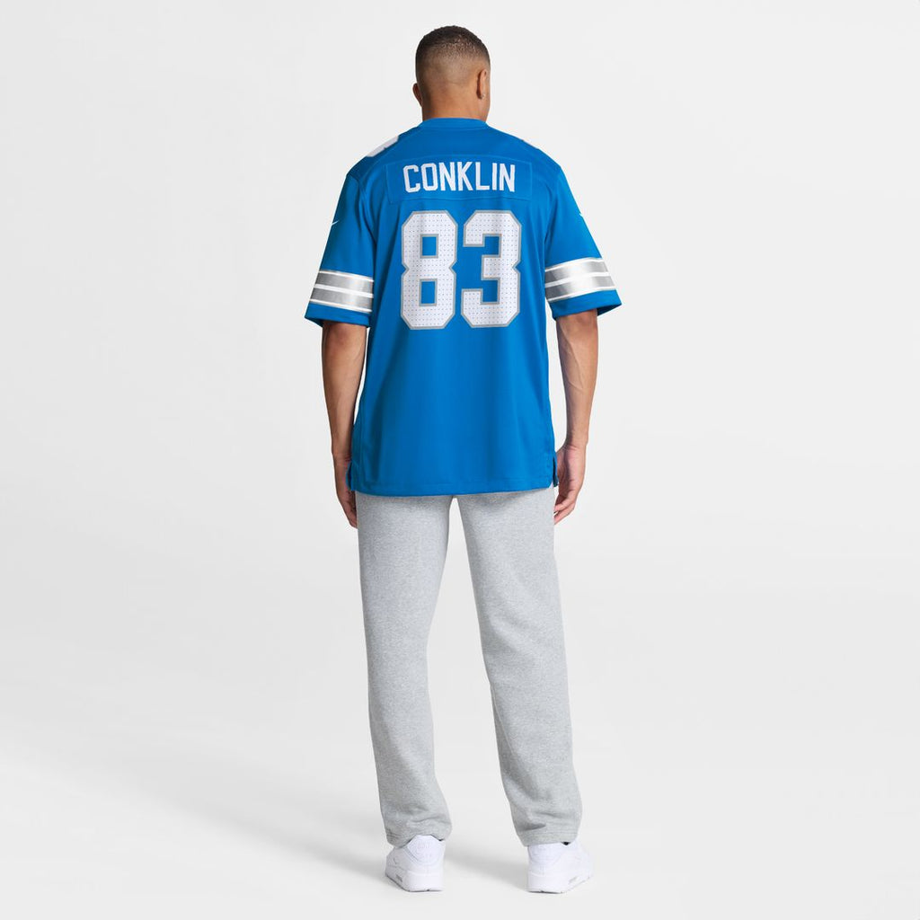 Tyler Conklin Detroit Lions Nike Team Game Jersey -  Blue