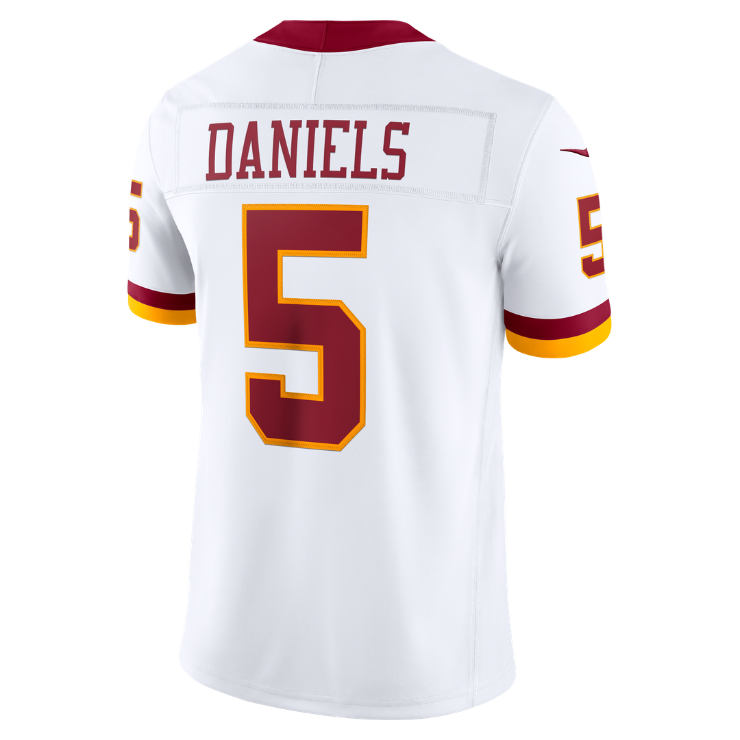 Jayden Daniels Washington Commanders Nike Vapor F.U.S.E. Stitched Limited Jersey - White