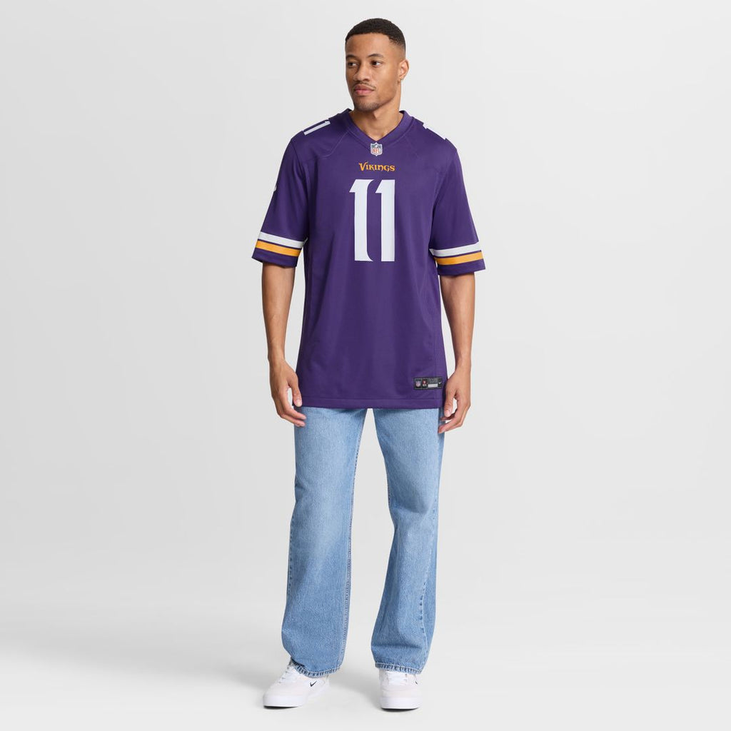 Carson Wentz Minnesota Vikings Nike Team Game Jersey -  Purple