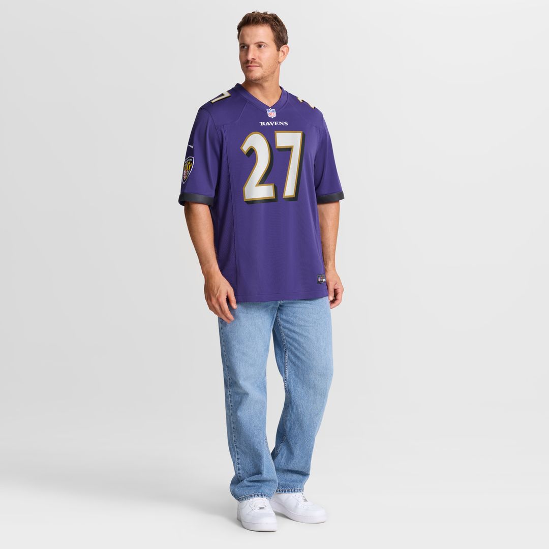 T.J. Tampa Baltimore Ravens Nike Team Game Jersey -  Purple
