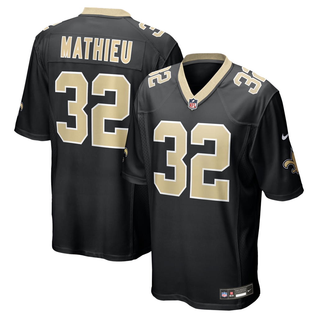 Tyrann Mathieu New Orleans Saints Nike Game Jersey - Black