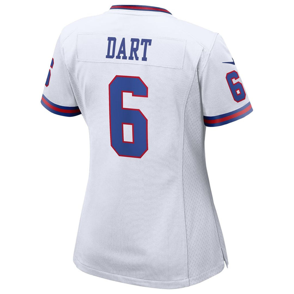 Jaxson Dart New York Giants Nike Women's Alternate Vintage White Game Jersey -  White