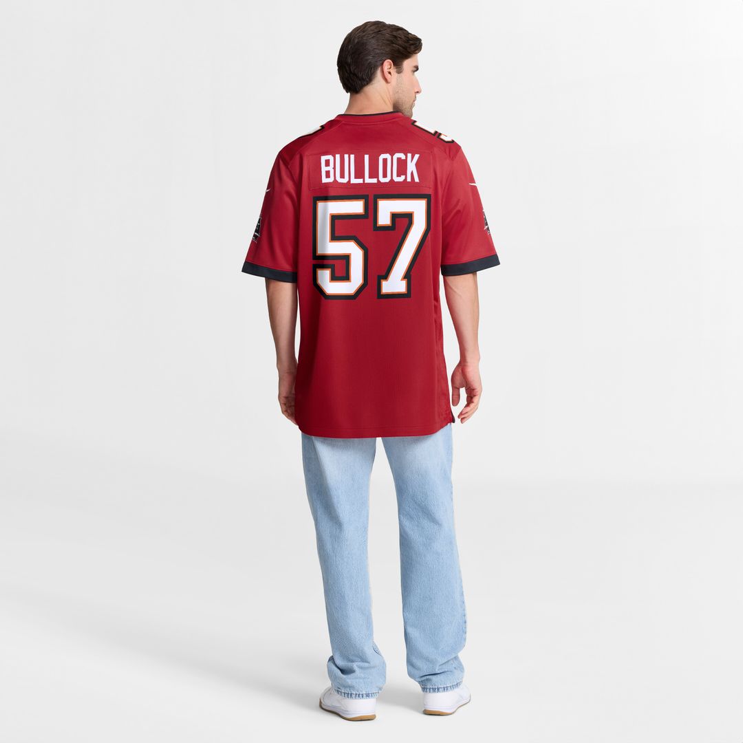 John Bullock Tampa Bay Buccaneers Nike Team Game Jersey -  Red