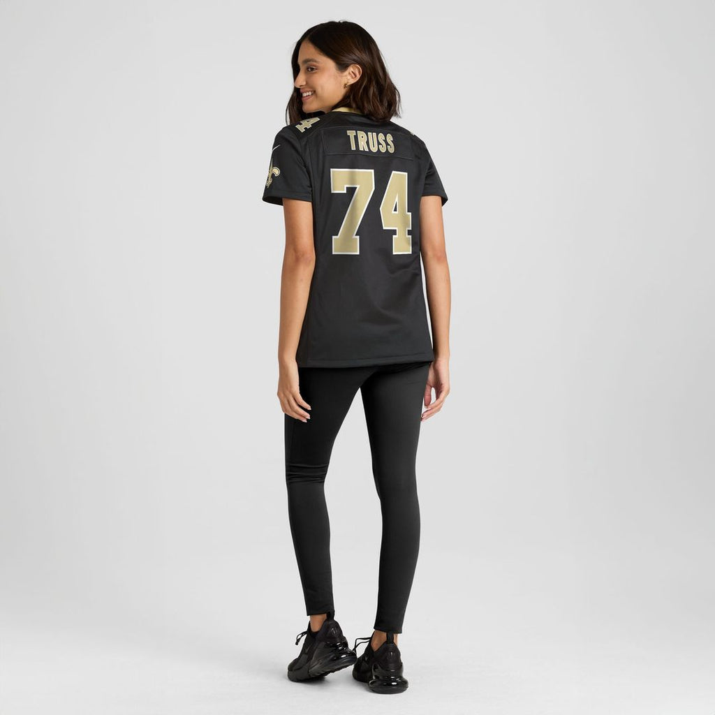 Xavier Truss New Orleans Saints Nike Women's Team Game Jersey -  Black