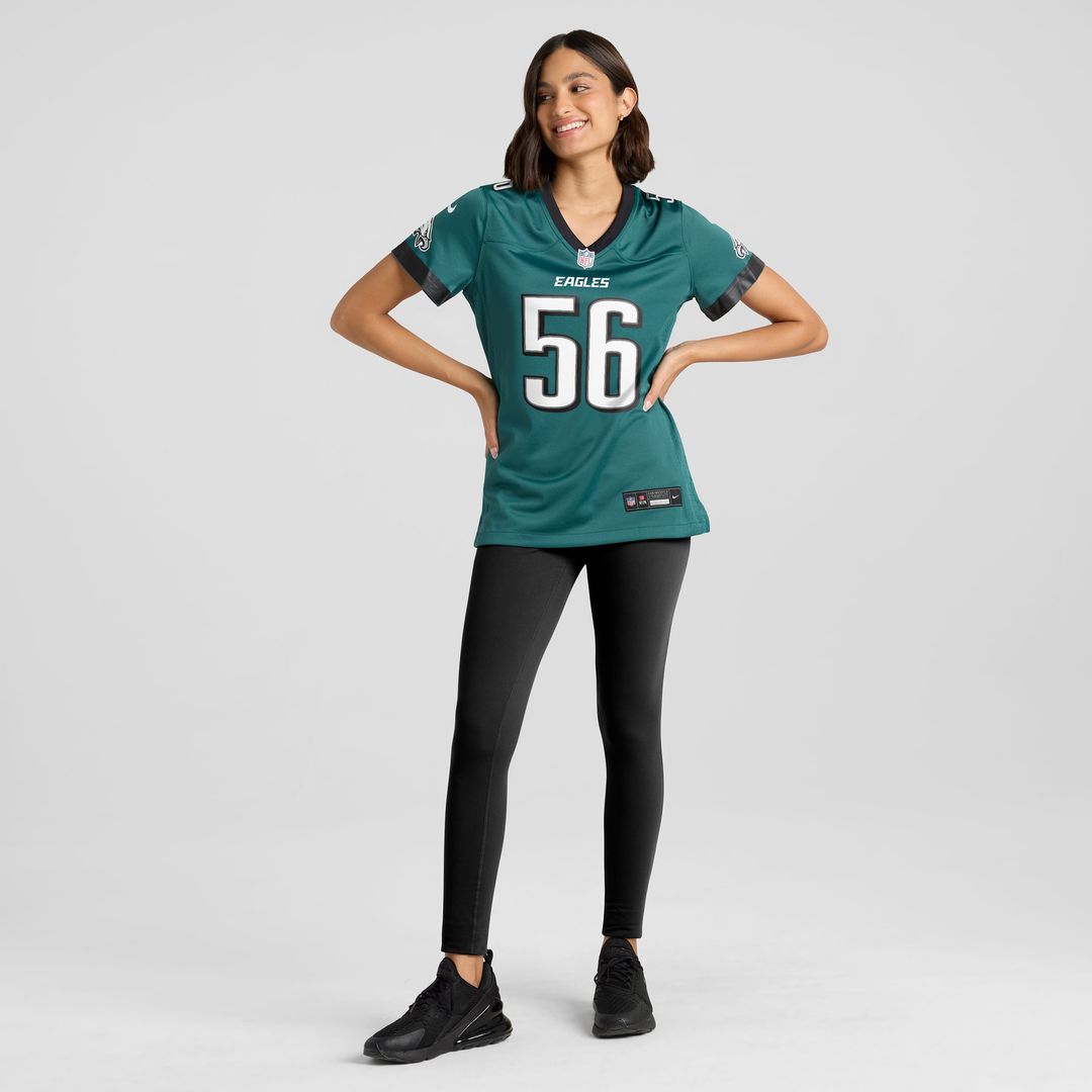 Tyler Steen Philadelphia Eagles Nike Women's Team Game Jersey - Midnight Green