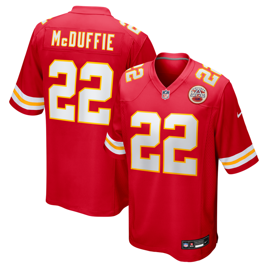 Trent McDuffie Kansas City Chiefs Nike  Game Jersey -  Red