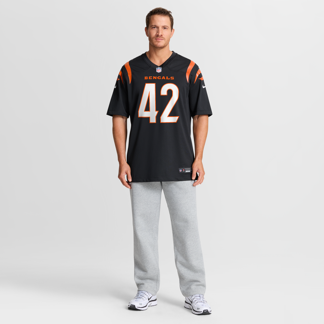 Oren Burks Cincinnati Bengals Nike Team Game Jersey -  Black