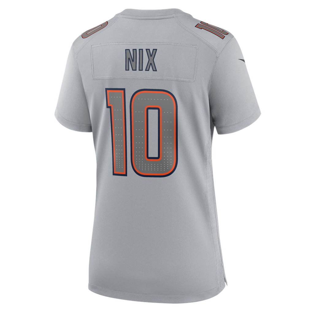 Bo Nix Denver Broncos Nike Women's Fashion Atmosphere Fashion Game Jersey - Gray