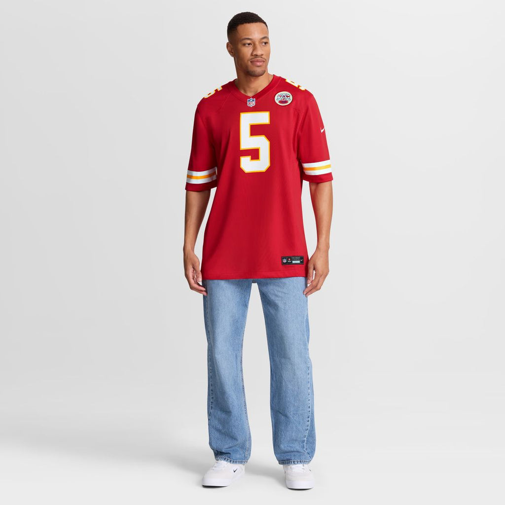 Kansas City Chiefs Nike 2026 NFL Draft First Round Pick No. 6 Team Game Jersey - Red